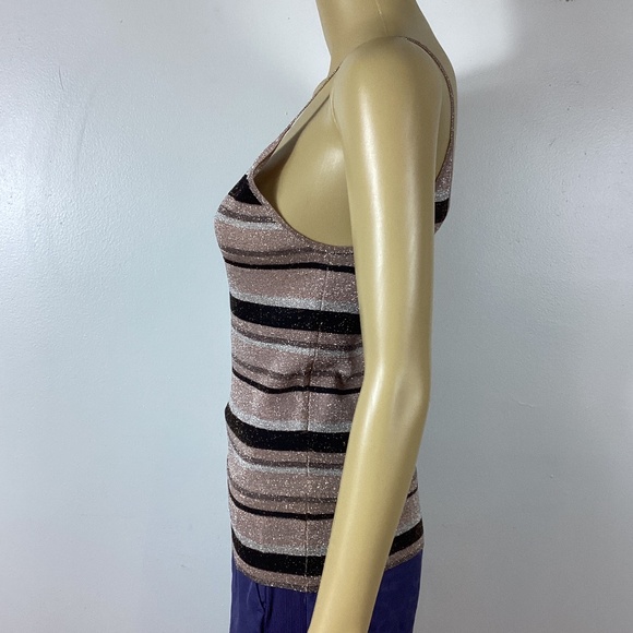 Ulla Johnson knit camisole in metallic stripes size S - Picture 2 of 5